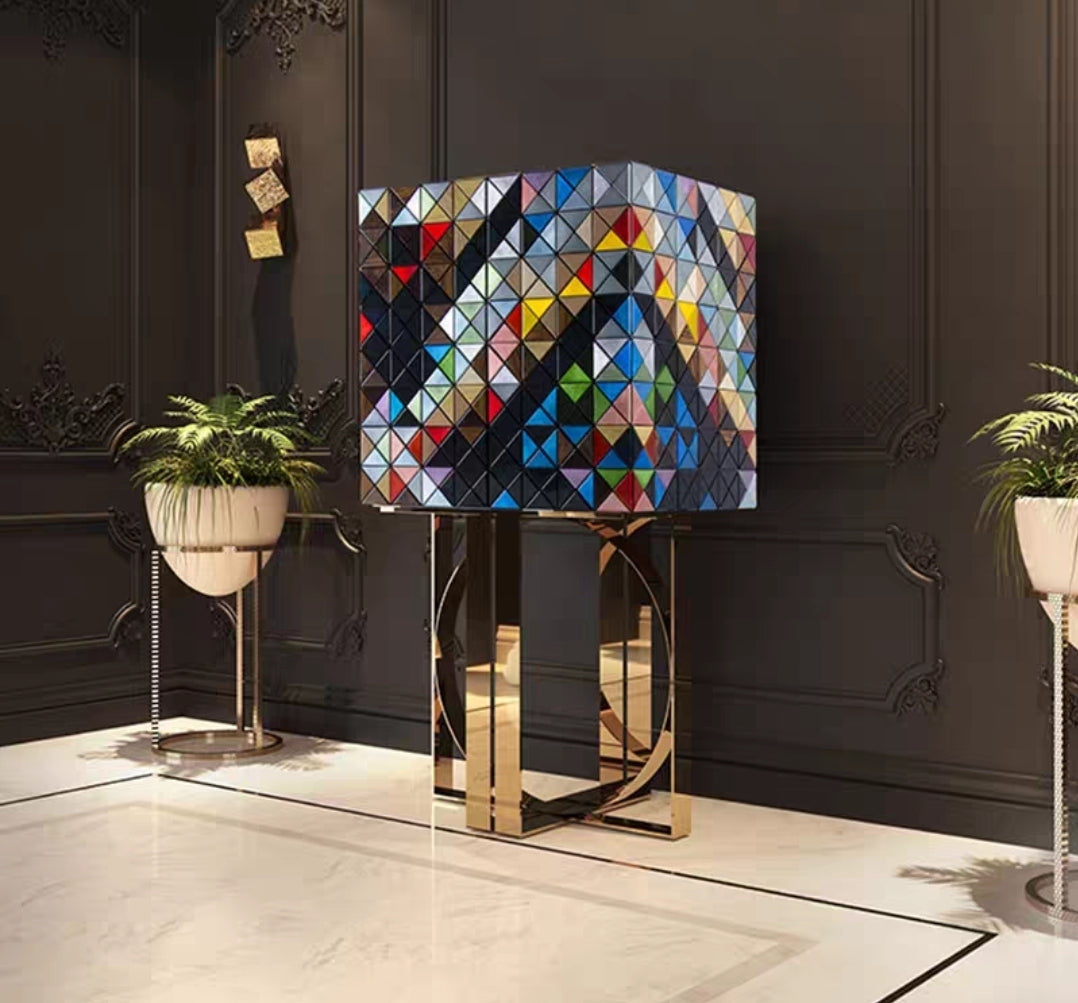 Studio Mosaic Bar Cabinet – Art Deco Collector’s Edition