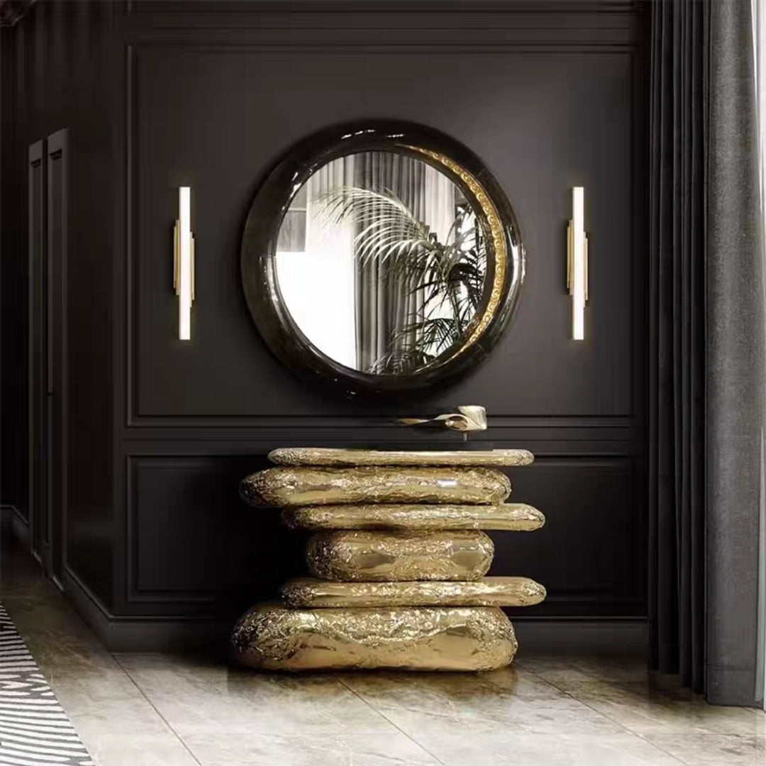 Polished Brass Dining Table