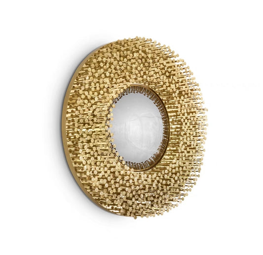 Golden Halo Wall Mirror - Studio Artisan Edition