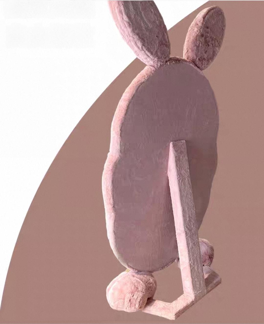 Bunny LED Full-Length Mirror — Kawaii Standing Mirror with RGB Lights