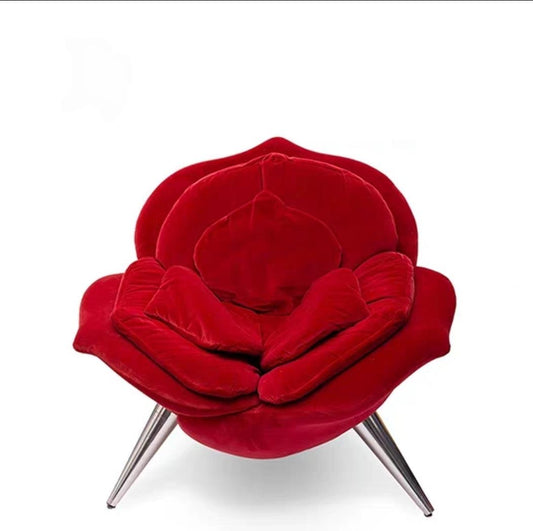 Artisan Rose Petal Accent Chair — Custom Colors
