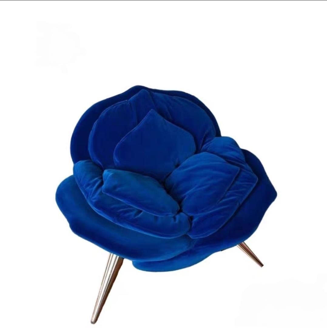 Artisan Rose Petal Accent Chair — Custom Colors