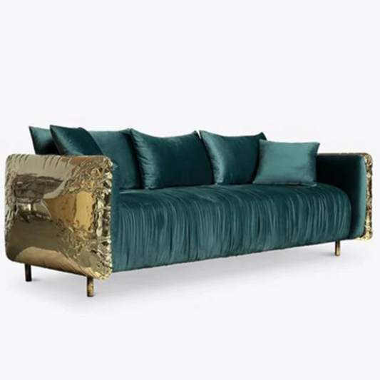 Gold Accent Sofa