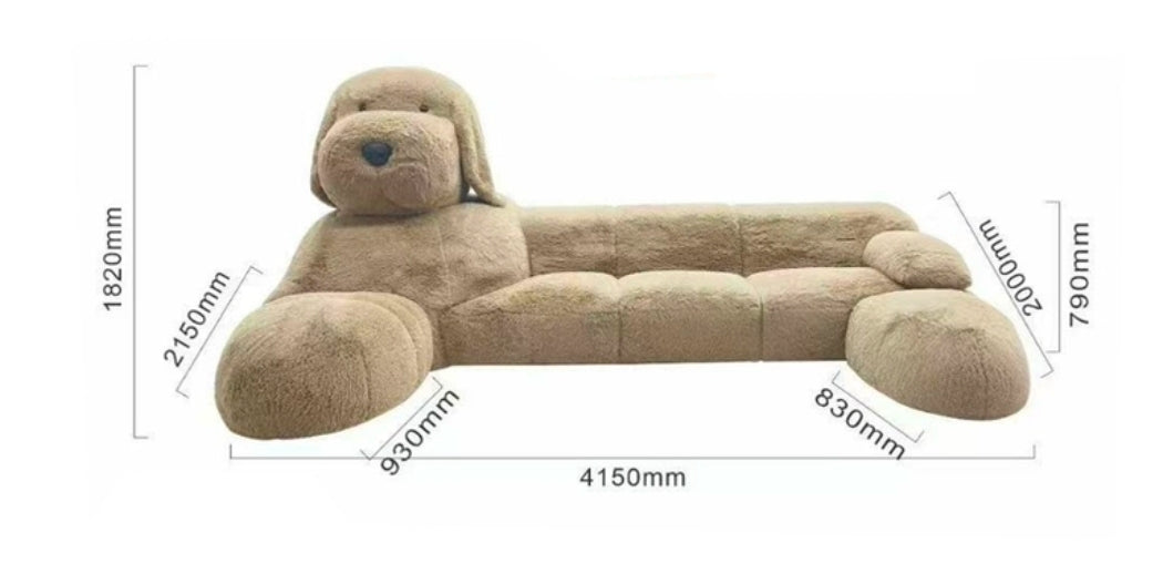 Teddy Luxe Pup Sofa
