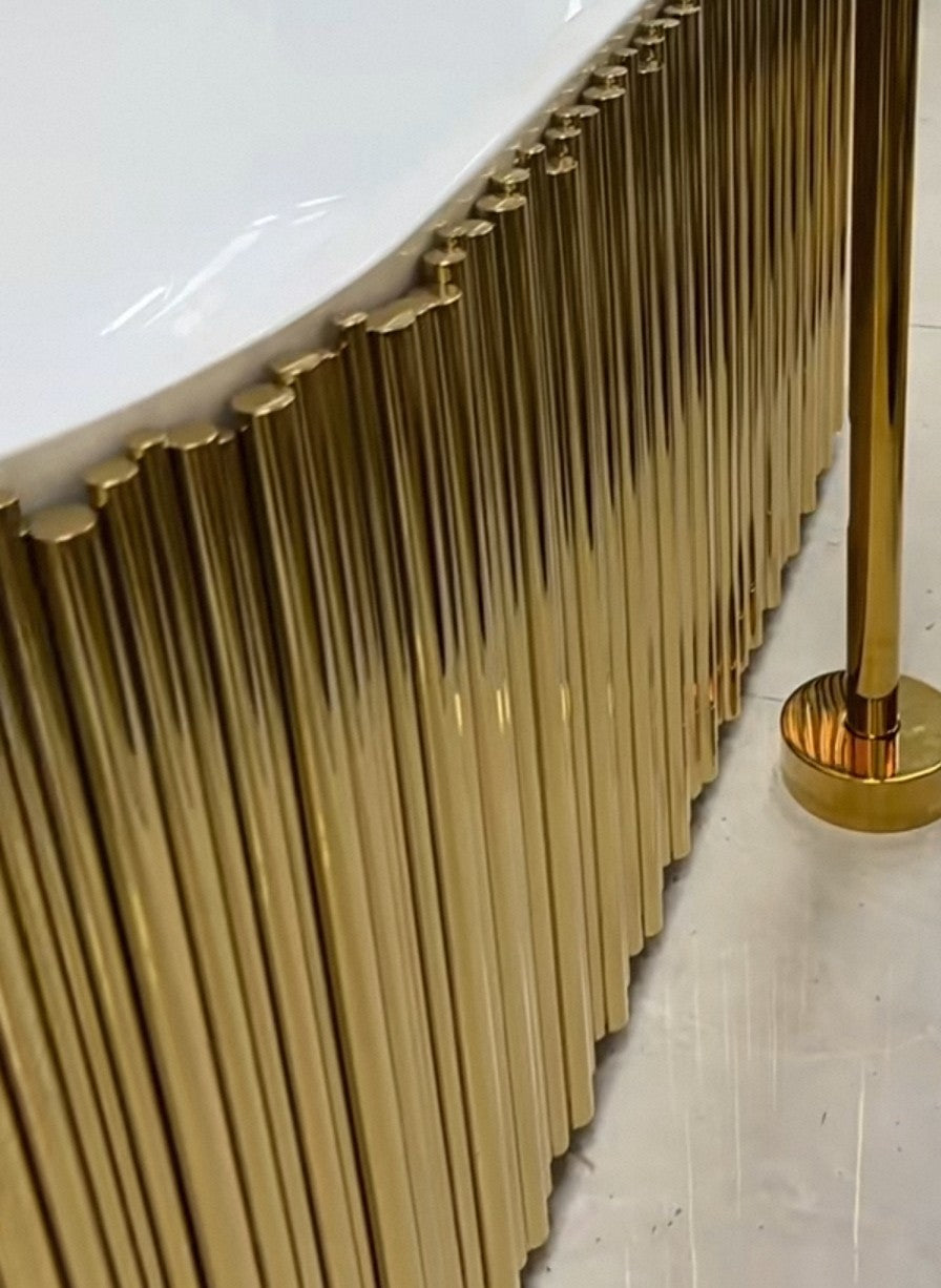 Lyra Tub - Oval Brass