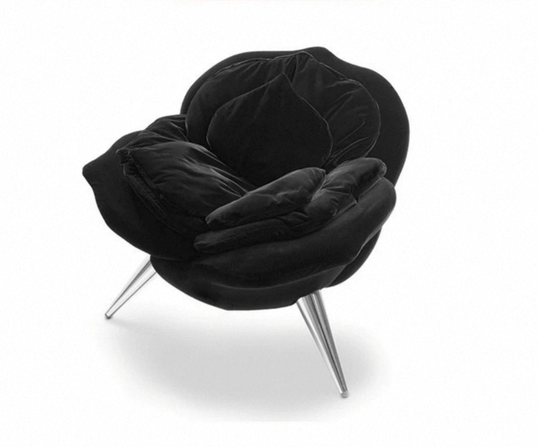 Artisan Rose Petal Accent Chair — Custom Colors