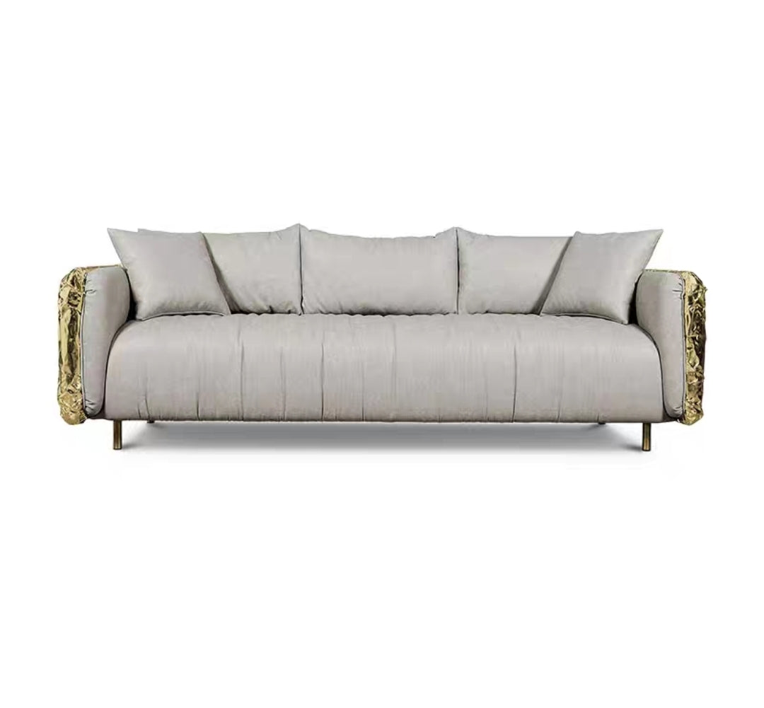Gold Accent Sofa