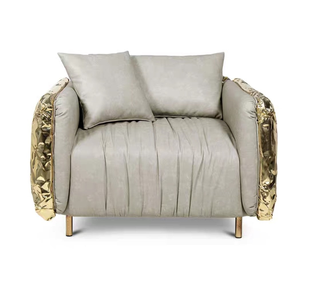 Gold Accent Sofa