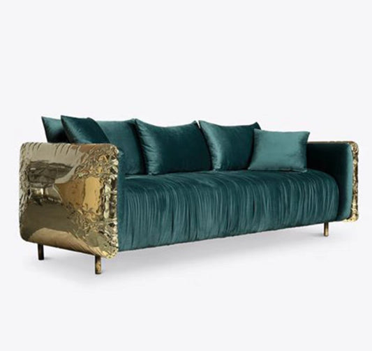 Gold Accent Sofa
