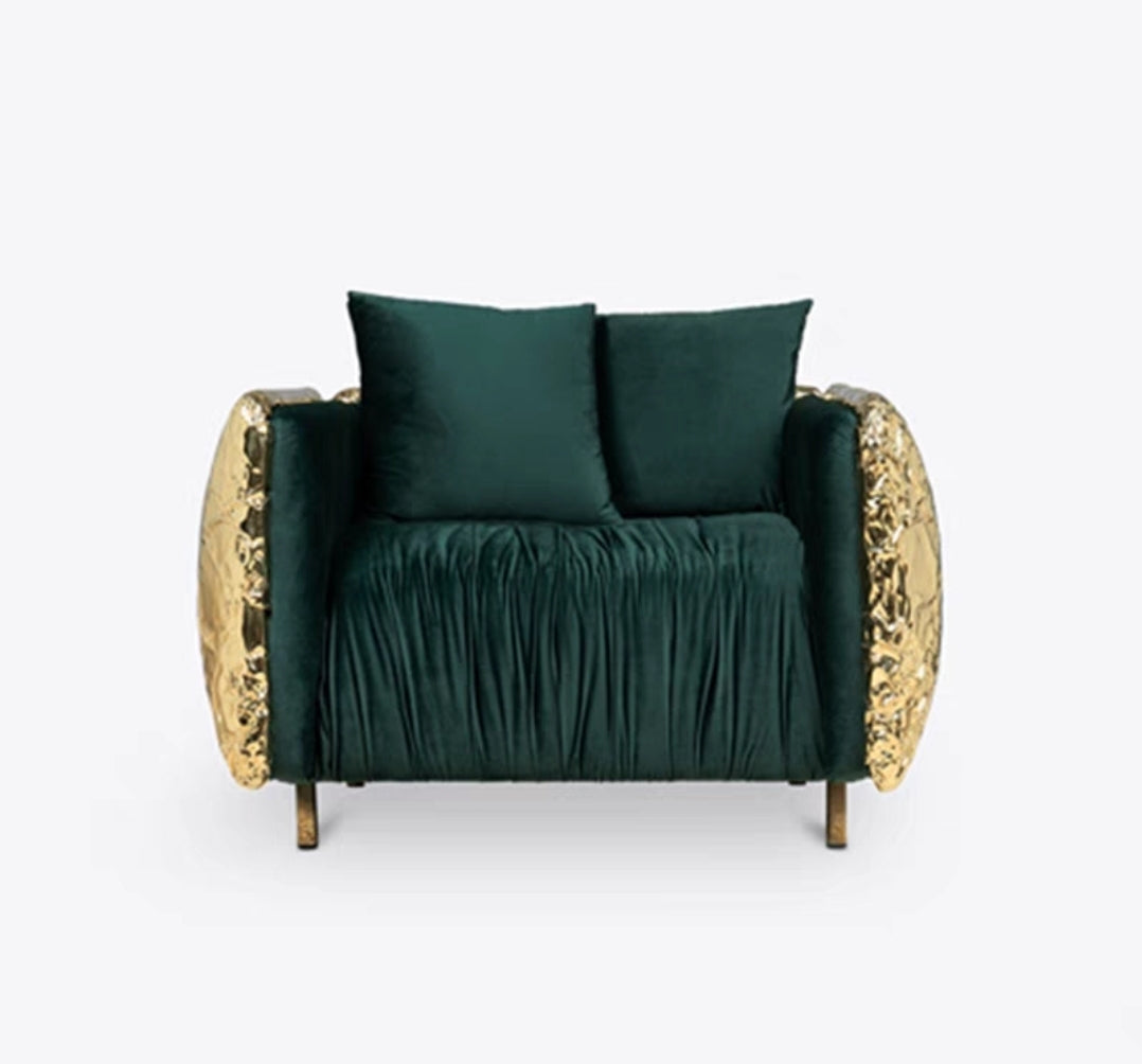 Gold Accent Sofa